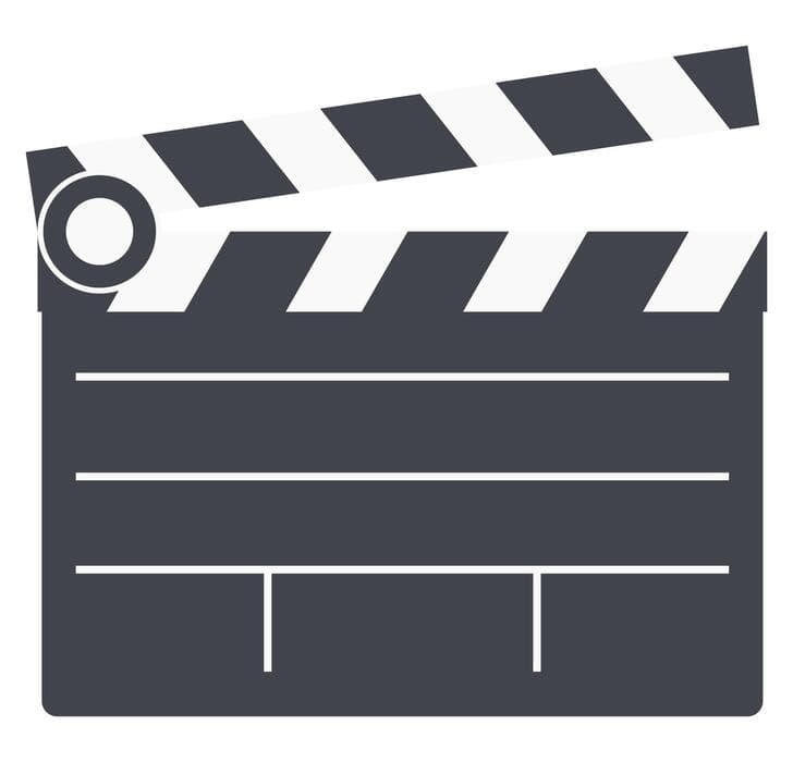 Cinematic clapperboard for African film and TV production